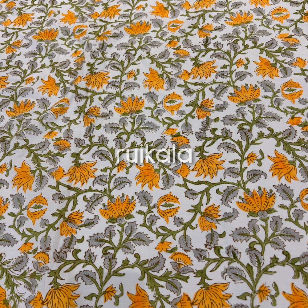 Sunlit Marigold Bedsheet