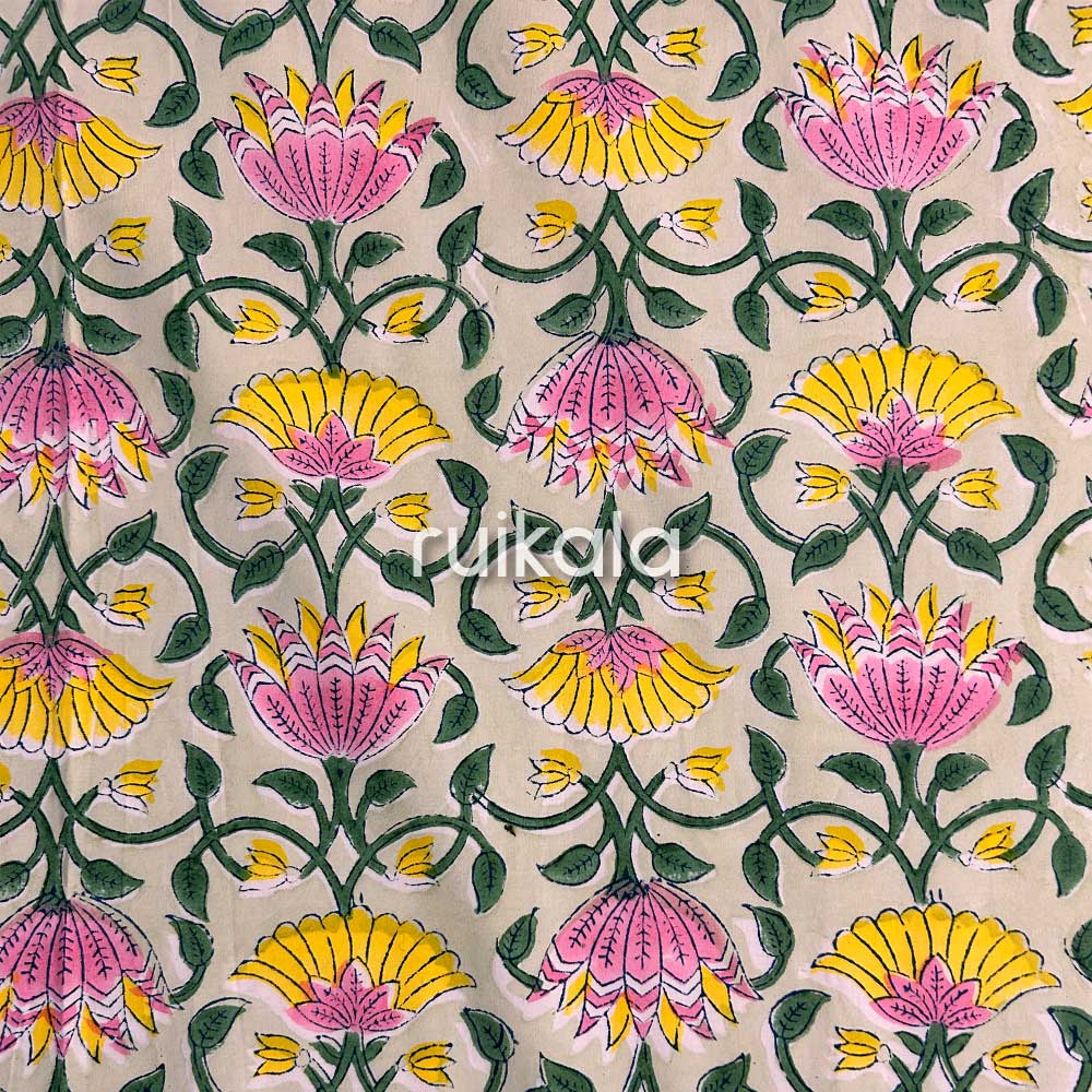 Pastel Garden Bloom Bedsheet