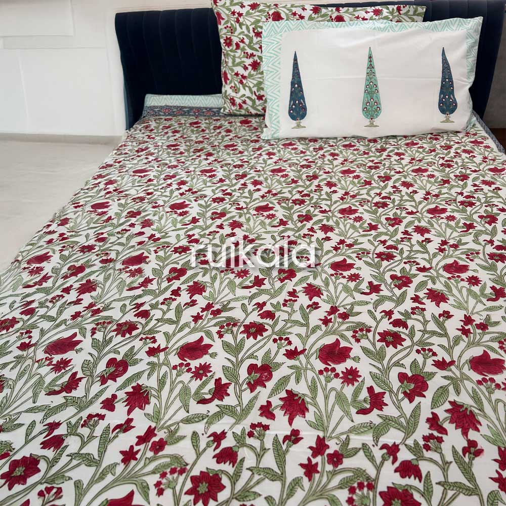 Floral Harmony Bedsheet