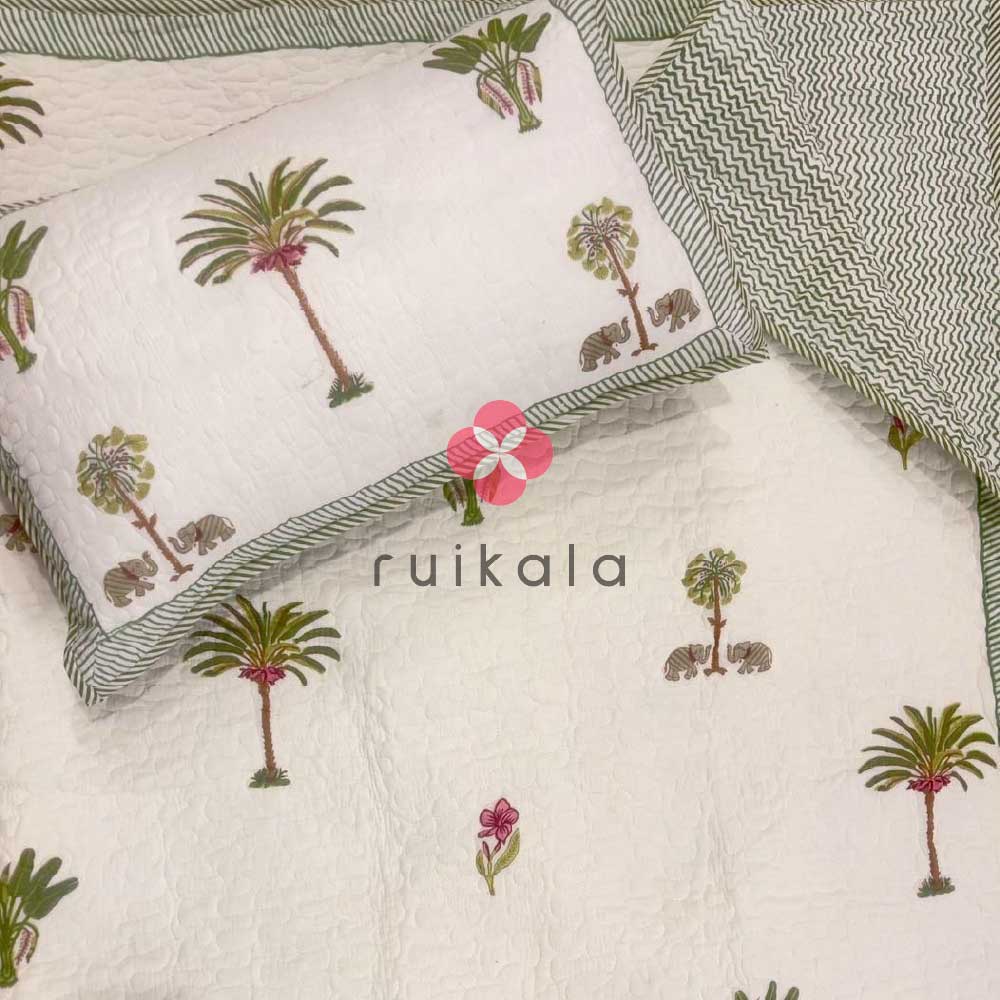 Quilted Bedcover - Pattern 3