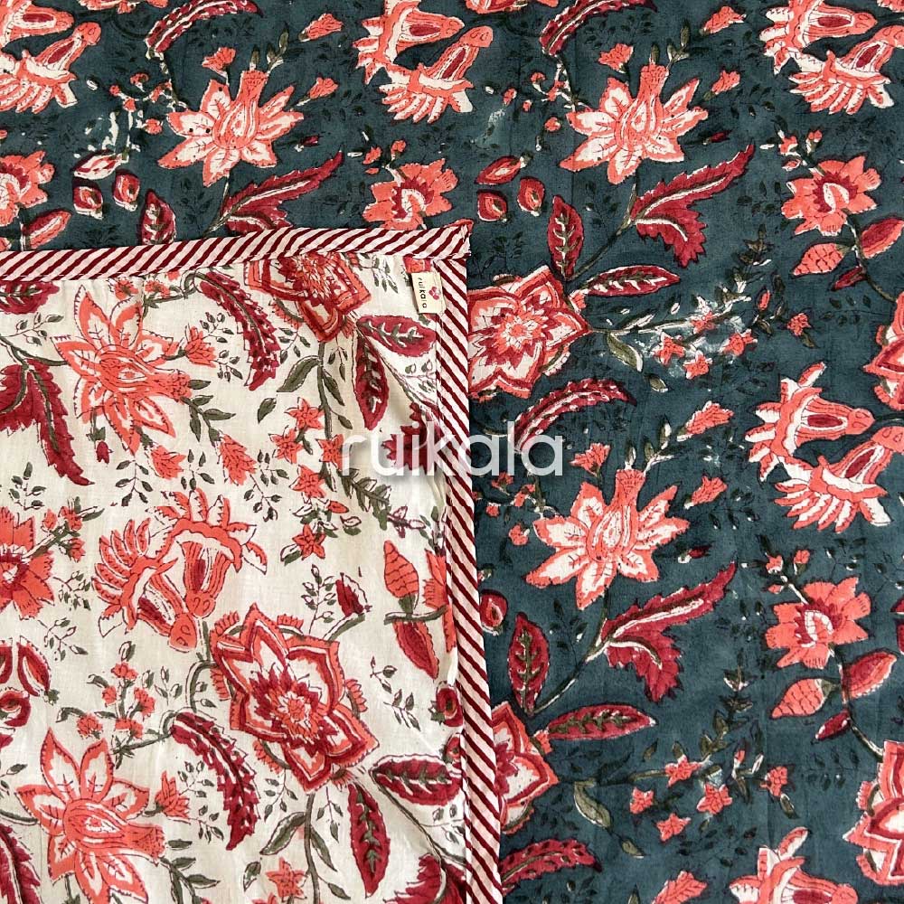 Teal Garden Dohar