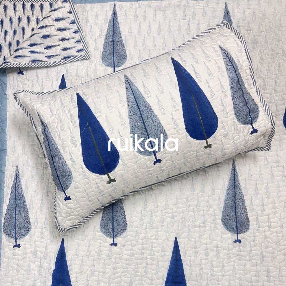 Santorini Cypress Quilted Bedcover