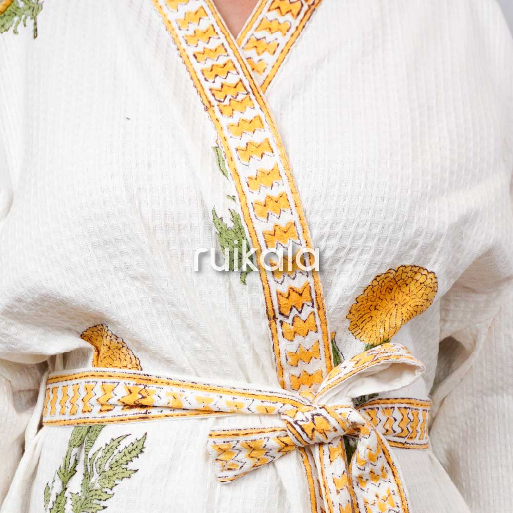 Mustard Marigold Bathrobe