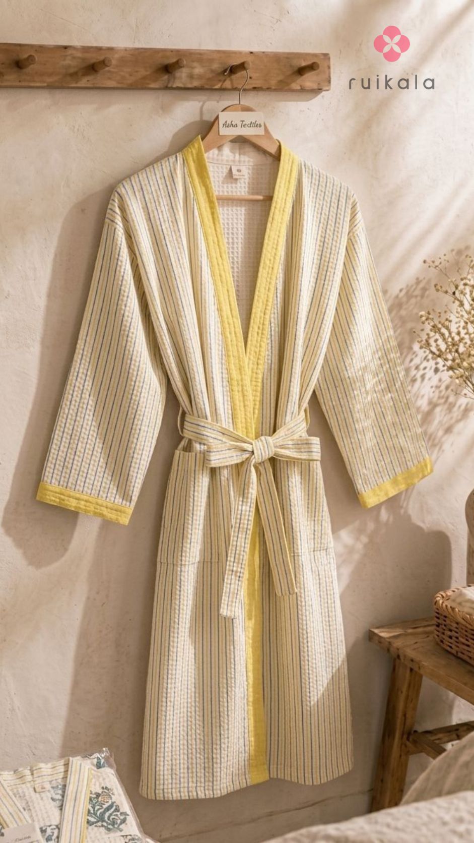 Yellow Dawn Bathrobe