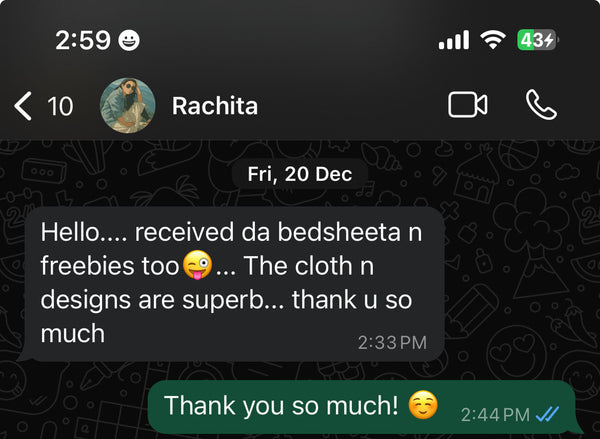 WhatsApp testimonial 17