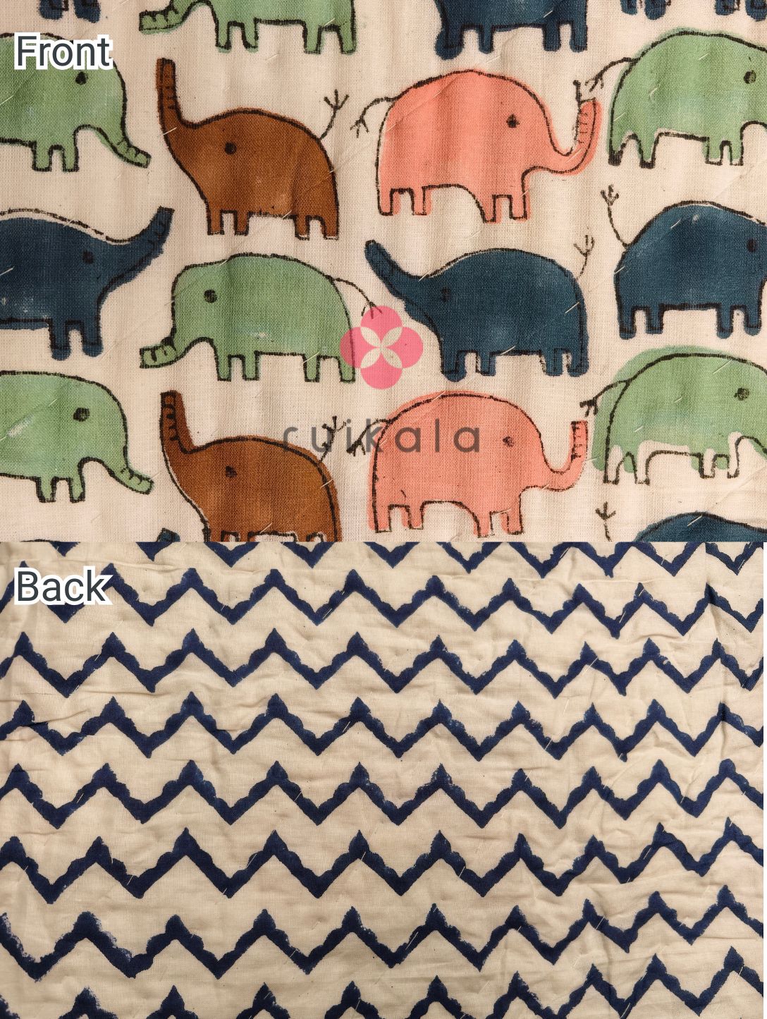 Baby Elephant Kids Quilt