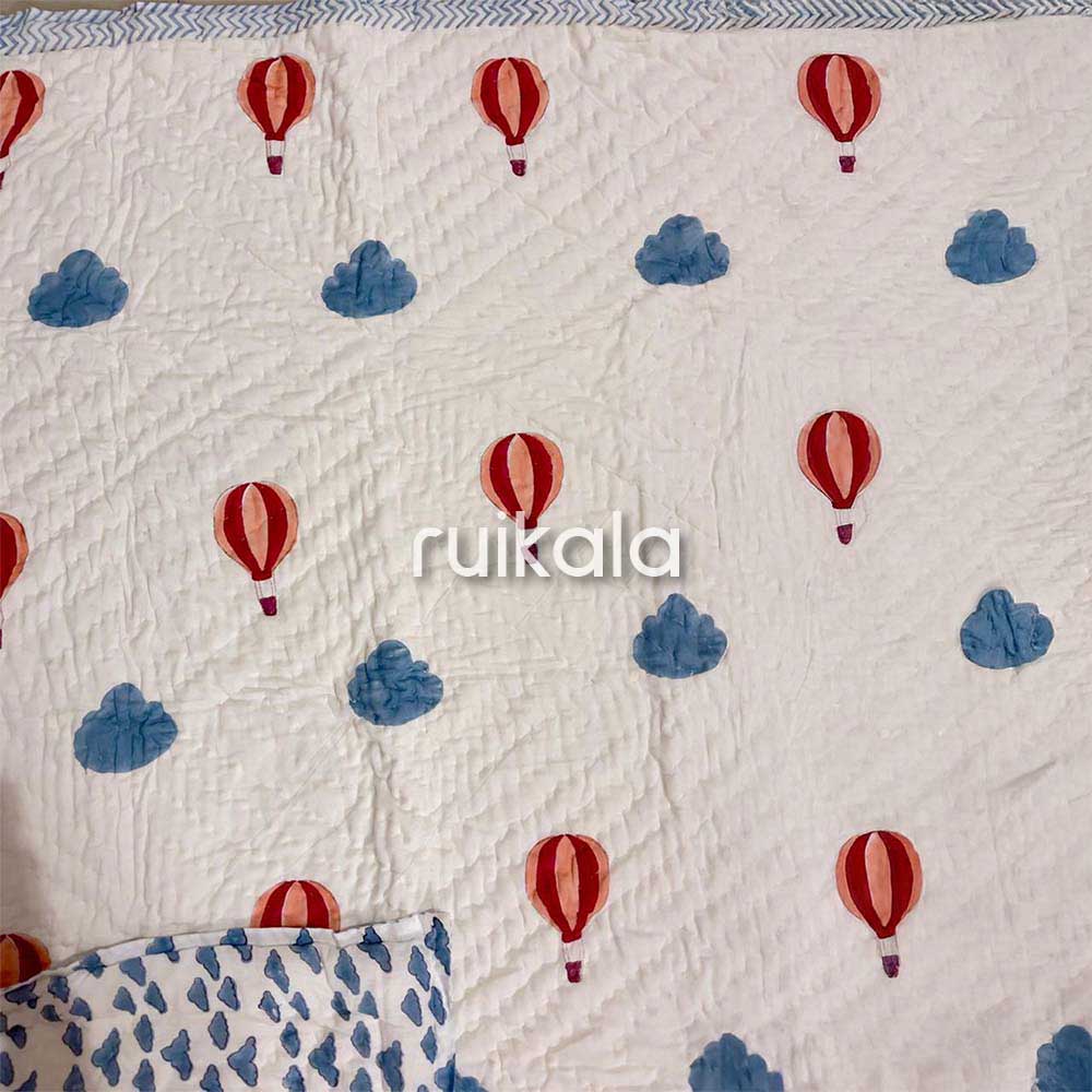 Hot air Balloon Kid's Quilt