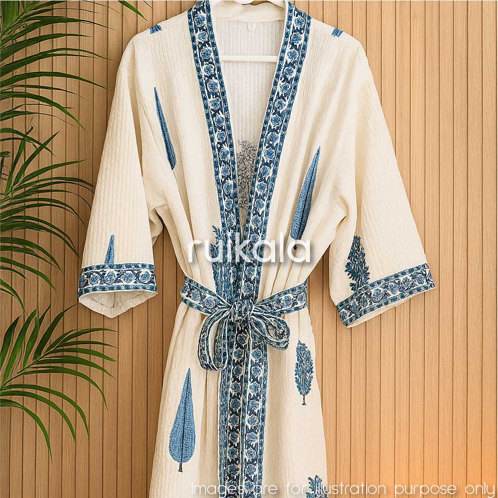 Blue Cypress Bathrobe