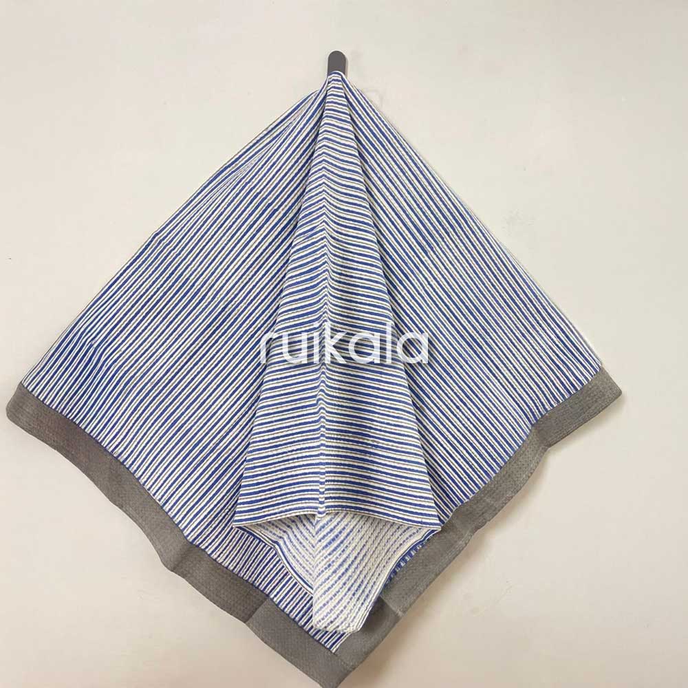 Blue & Grey Bath Towels