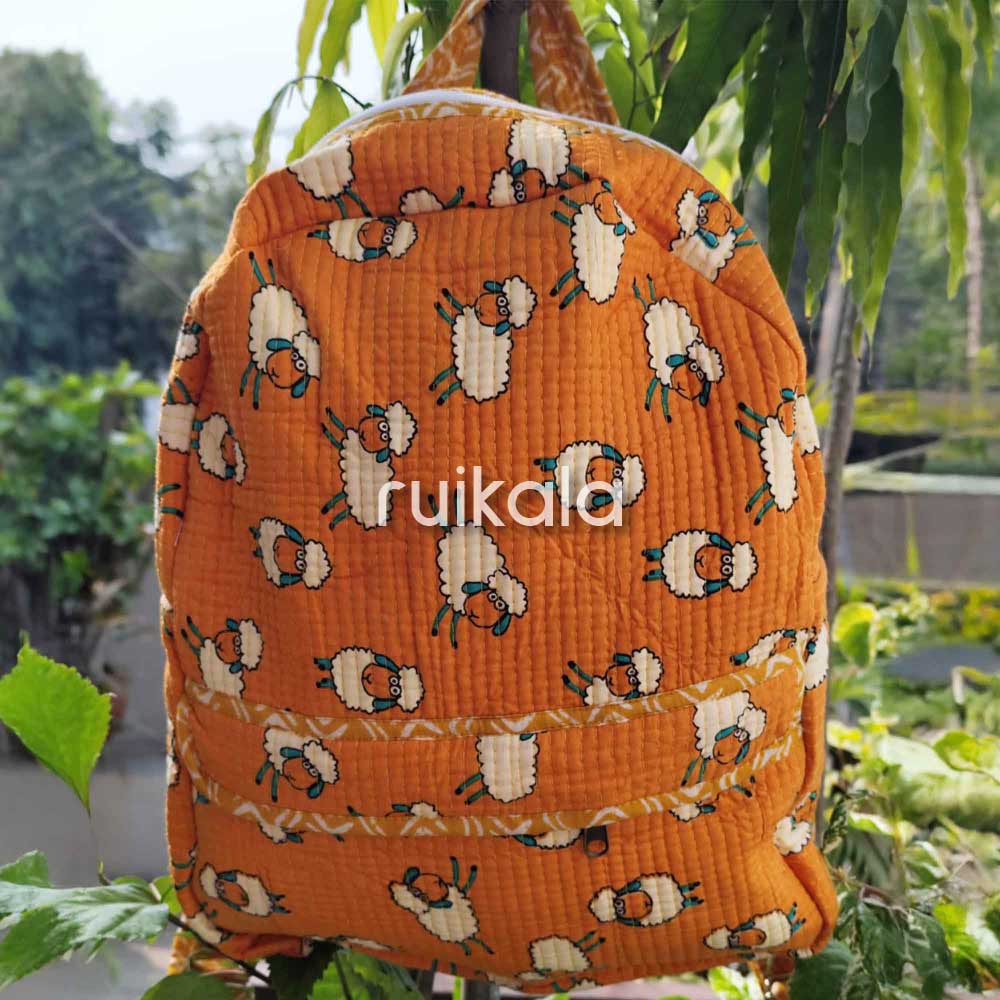 Woolly Wanderer Quilted Backpack