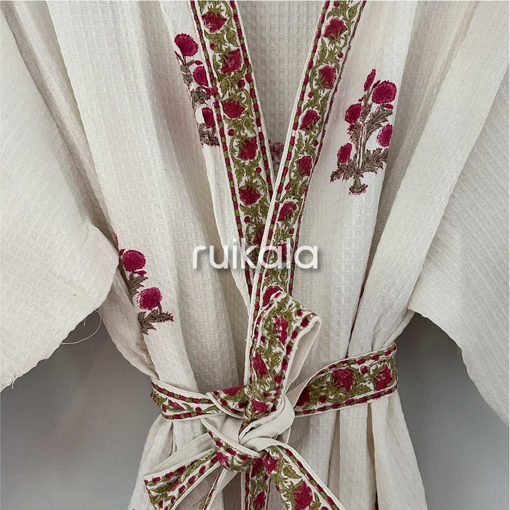 Crimson Roses Bathrobe