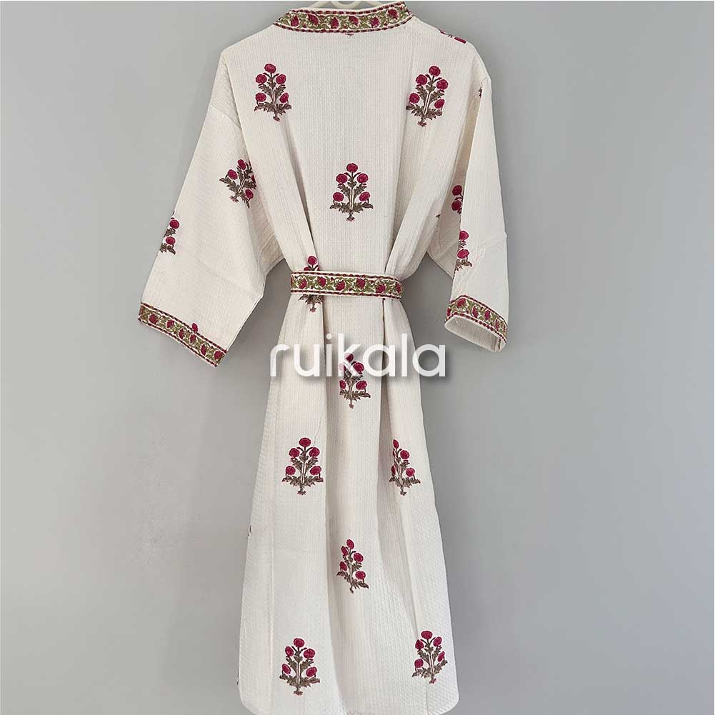 Crimson Roses Bathrobe