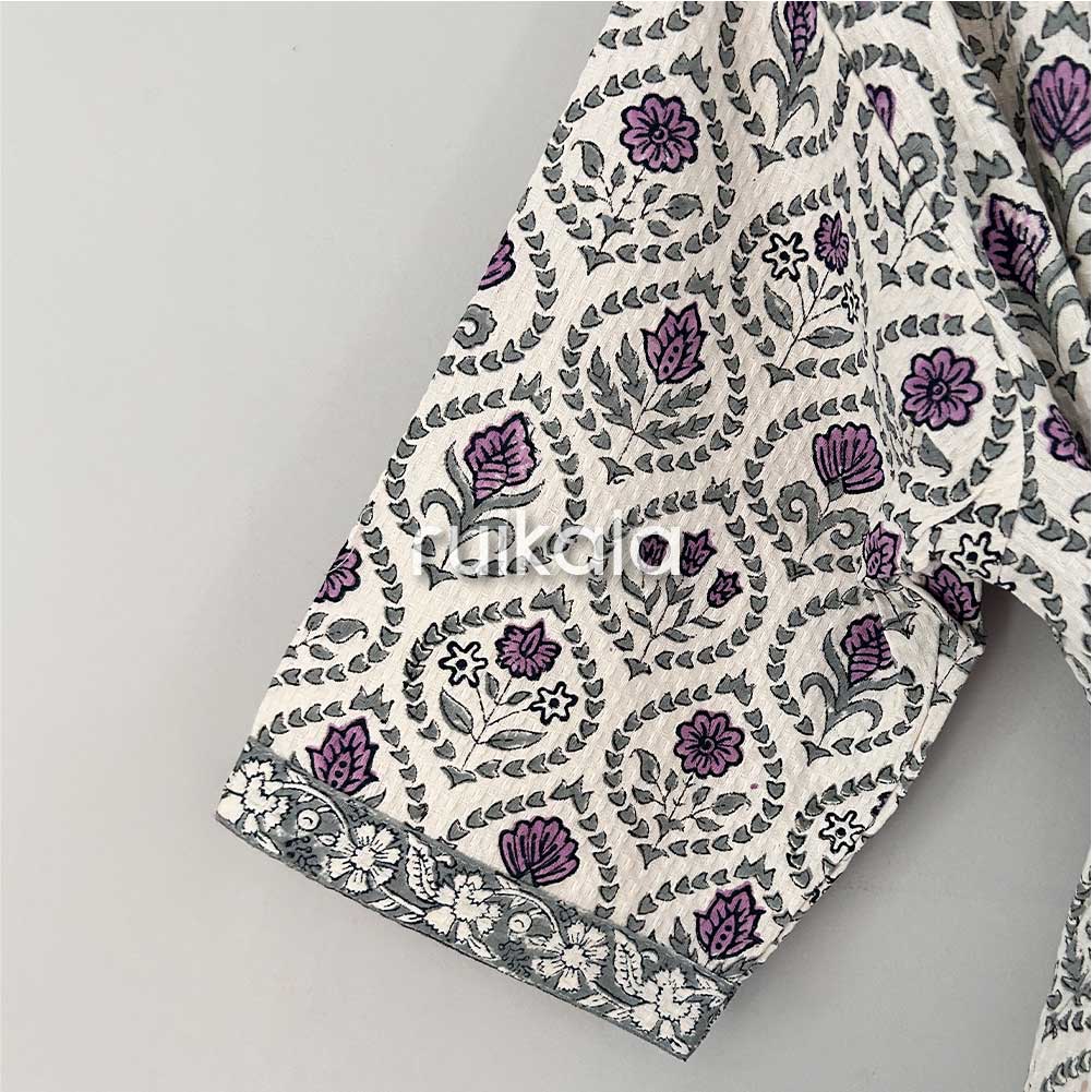Lavender Vine Bathrobe