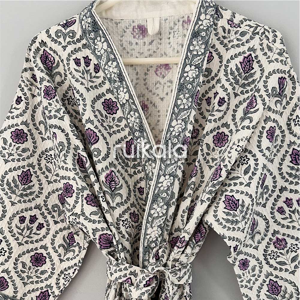 Lavender Vine Bathrobe