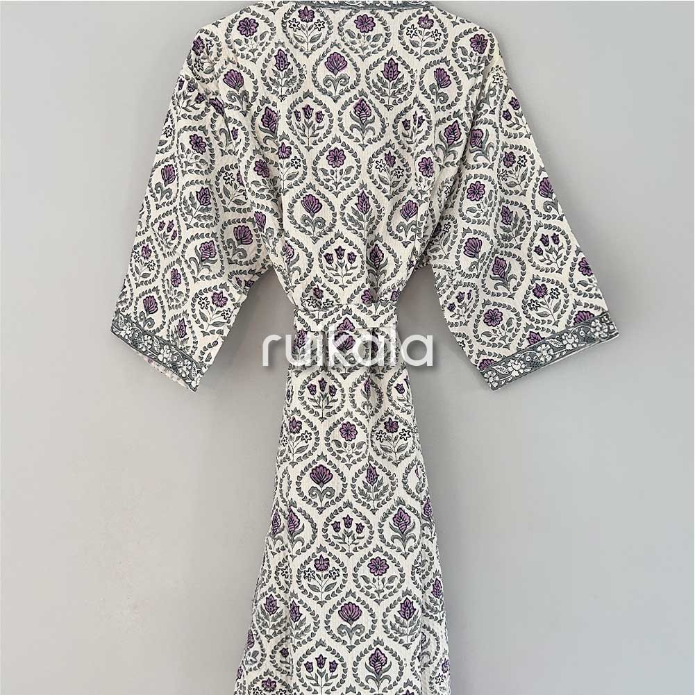 Lavender Vine Bathrobe