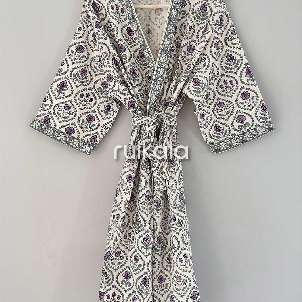 Lavender Vine Bathrobe