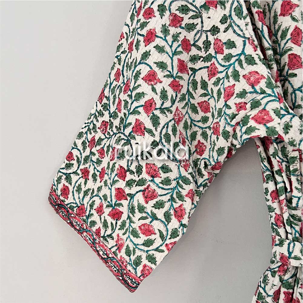 Floral Vine Bathrobe