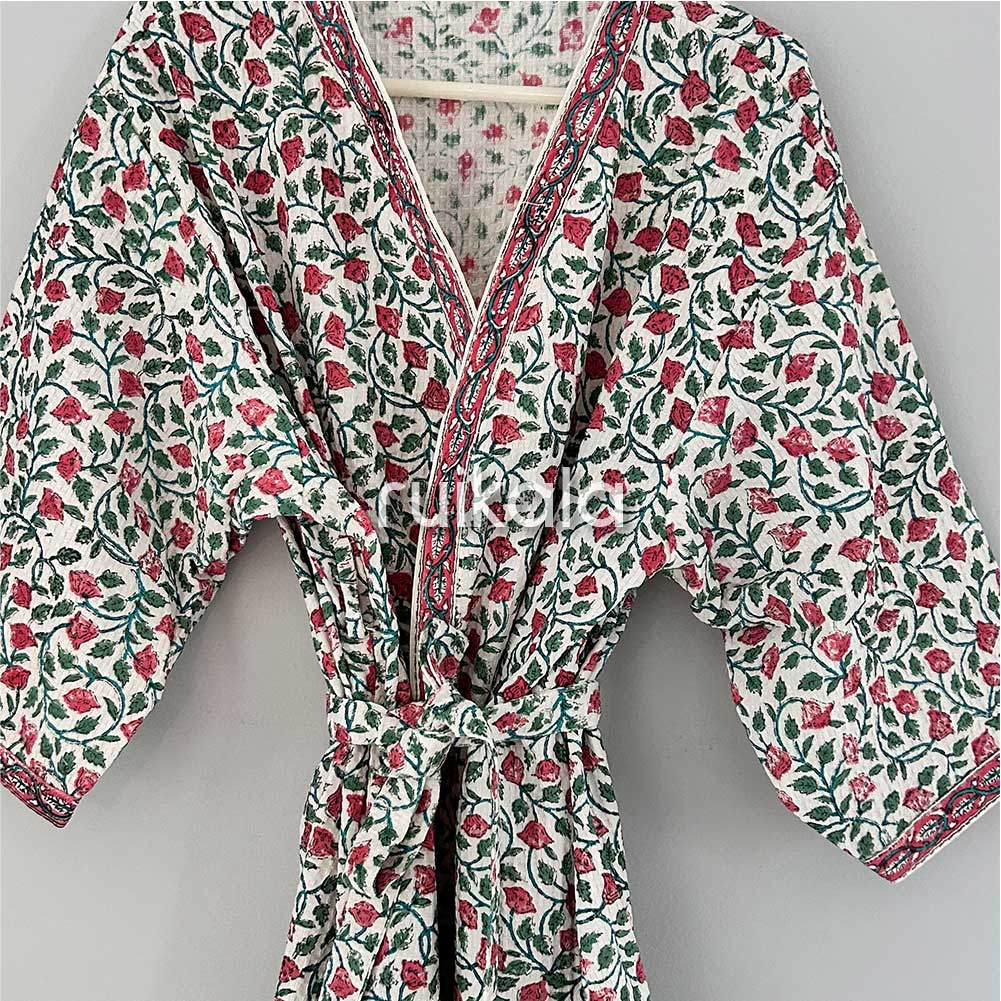 Floral Vine Bathrobe