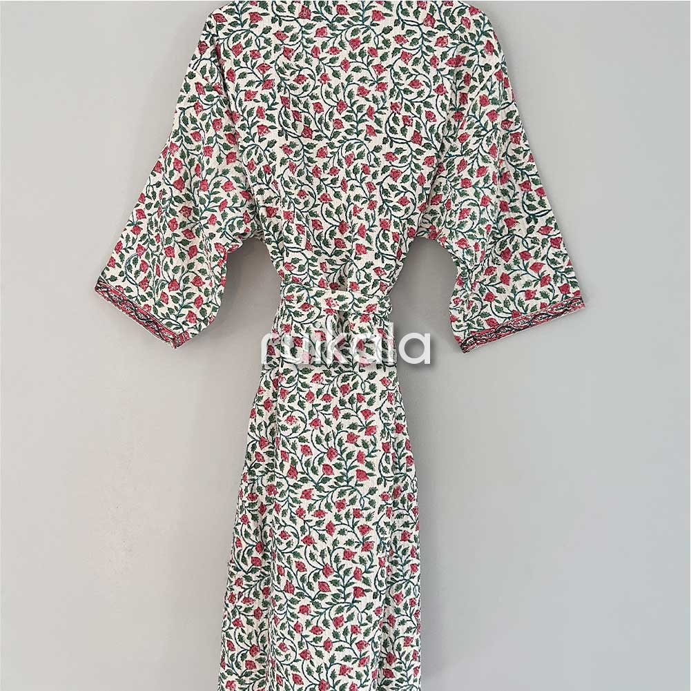 Floral Vine Bathrobe