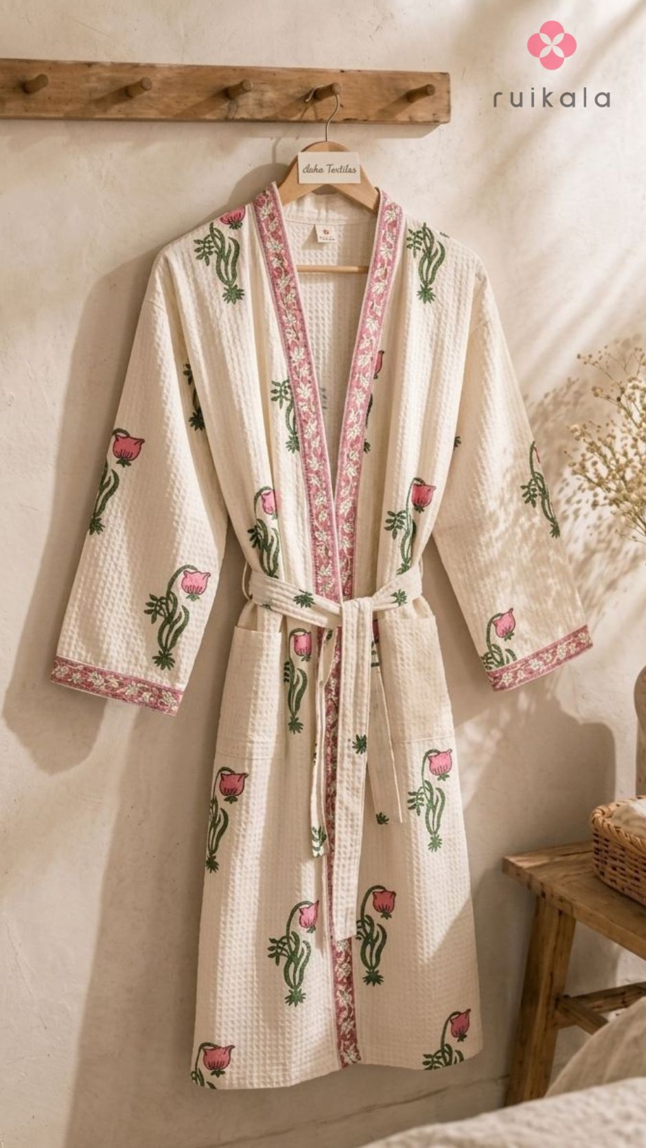 Blush Tulip Bathrobe