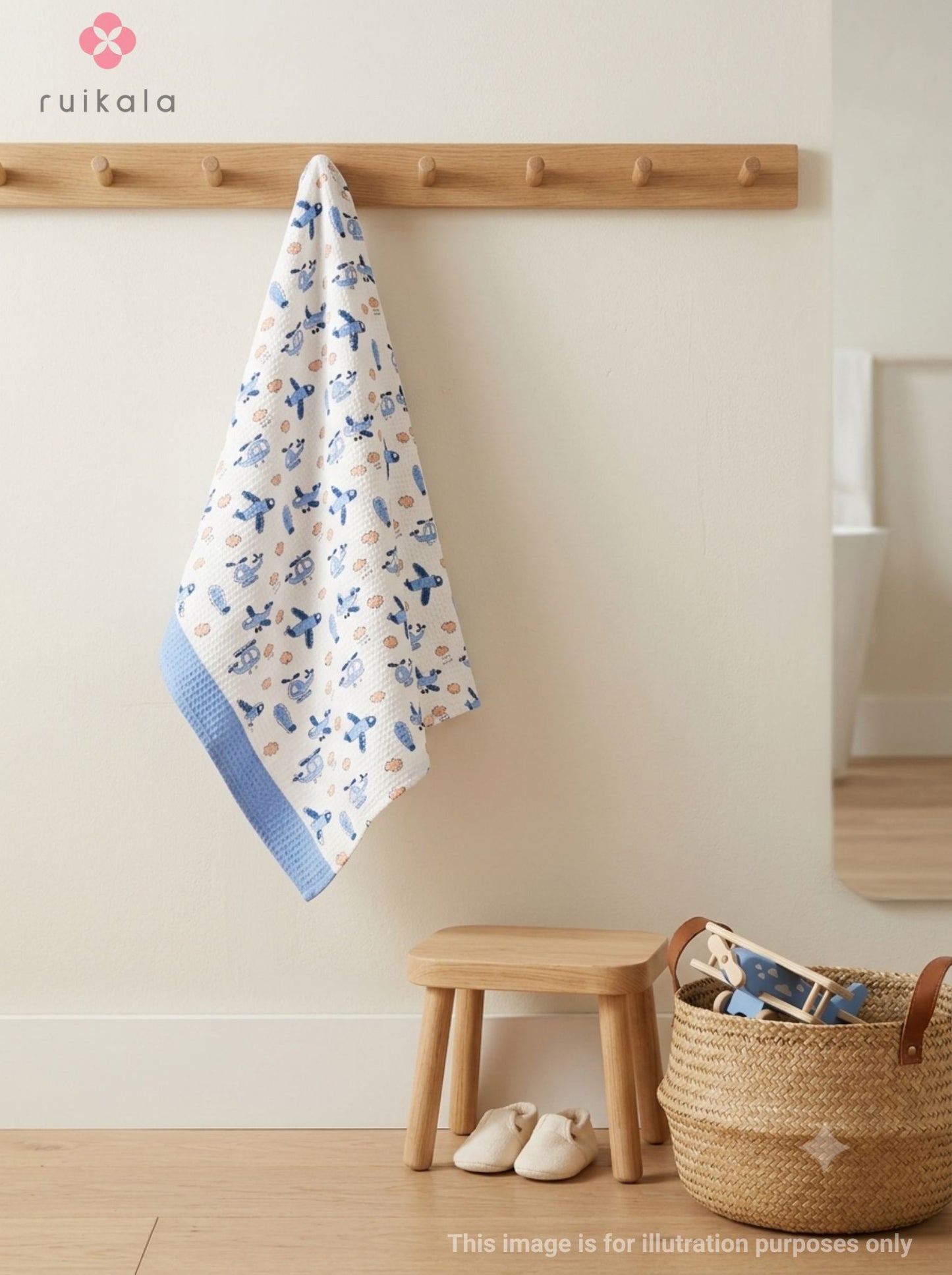 Tiny Aviator Kid's Bath Towel