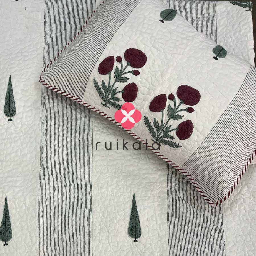 Quilted Bedcover - Pattern 12