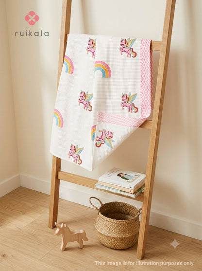 Unicorn Skies Kid's Bath Towel