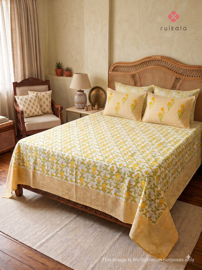 Marigold Meadow Bedsheet