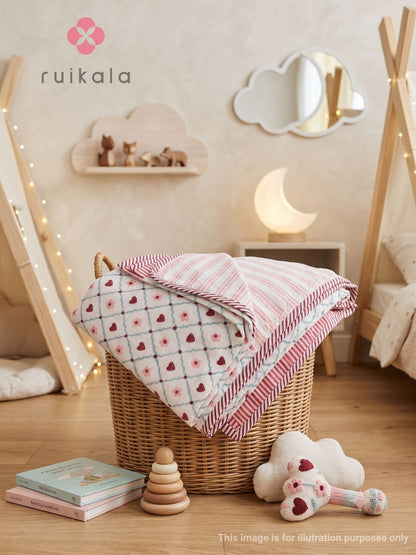 Floral Hearts Kid's Dohar