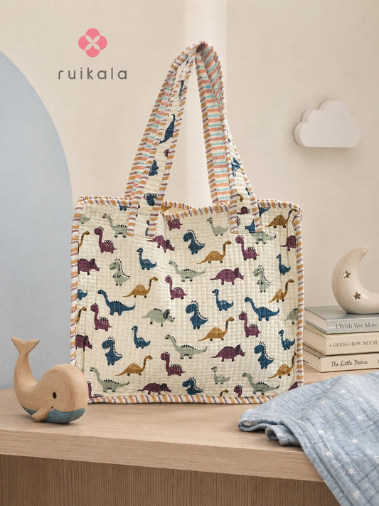 Dino Dash Kid's Mini Tote Bag