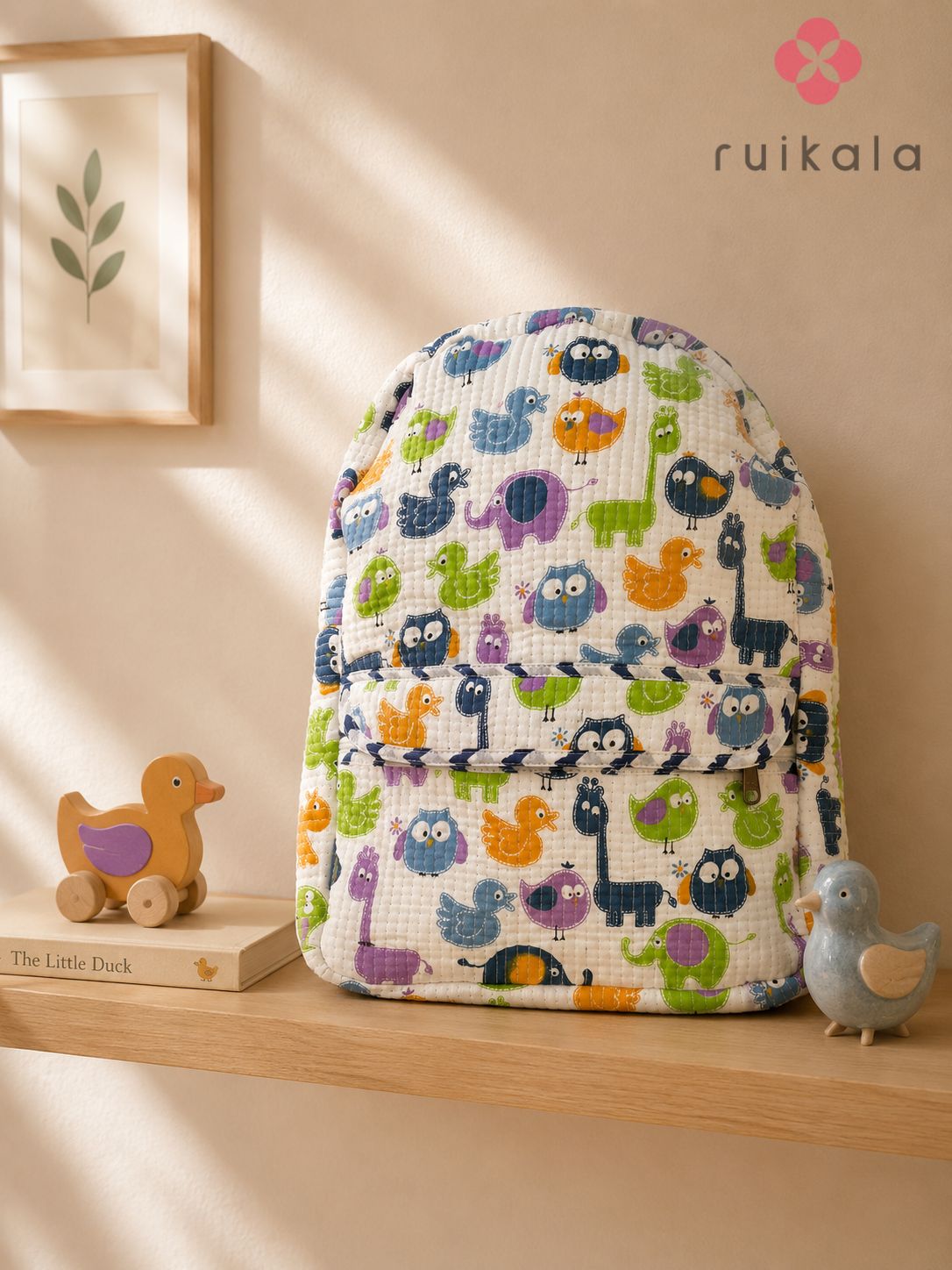 Happy Friends Kid's Quilted Backpack