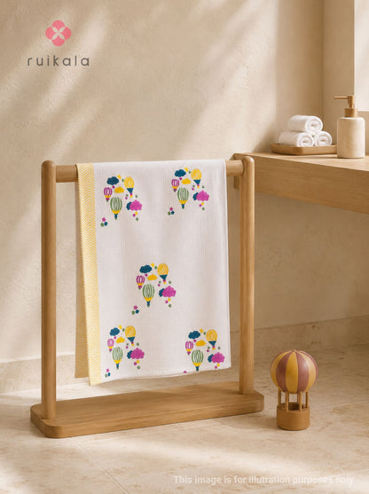Sky Balloon Kid's Bath Towel