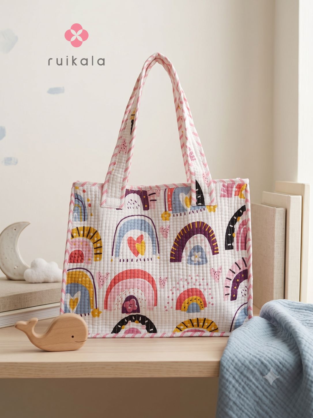 Rainbow Dreams Kid's Mini Tote Bag