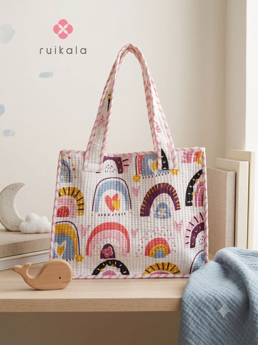 Rainbow Dreams Kid's Mini Tote Bag