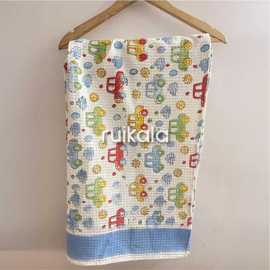 Cozy Carscape Kid's Bath Towel