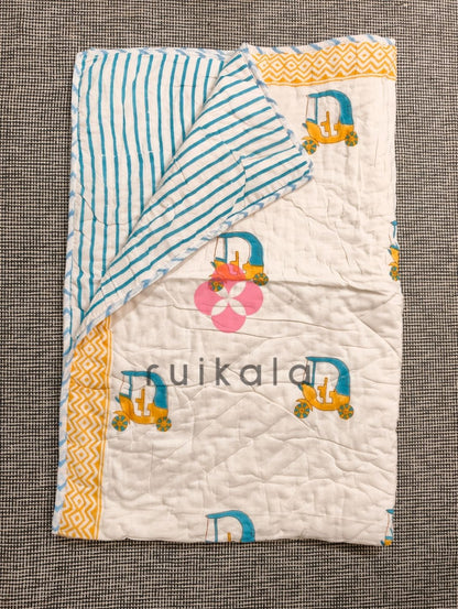 Auto Rickshaw Kids Quilt