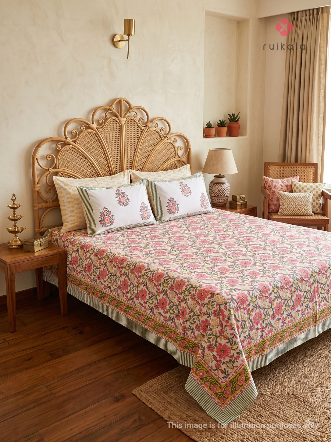 Gulrang Bedsheet