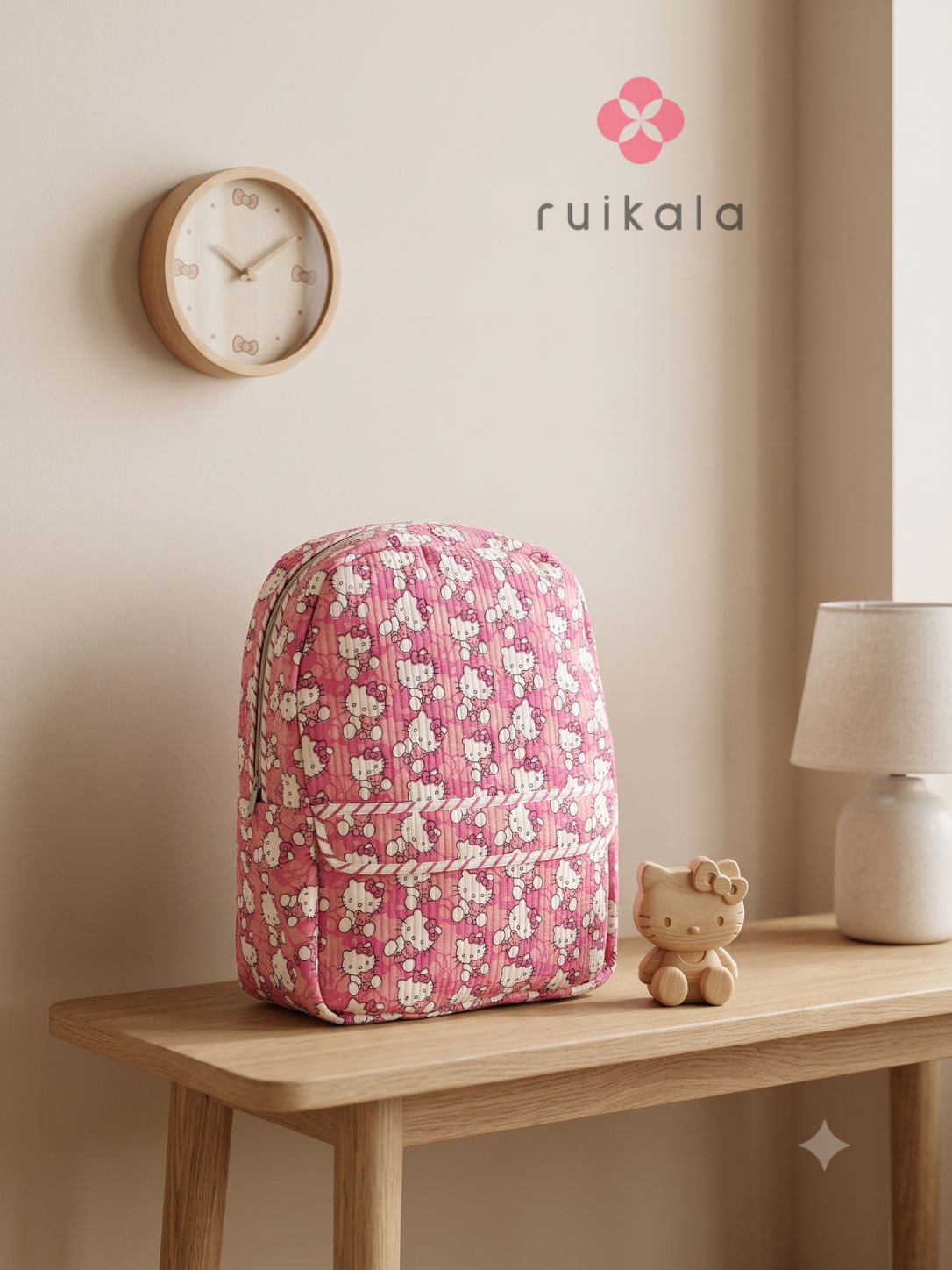 Hello Kitty Kid's Quilted Backpack