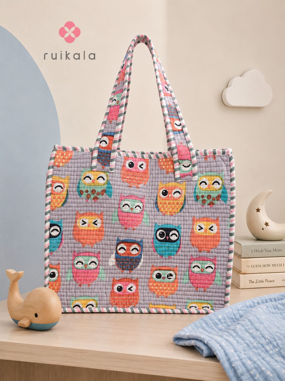 Little Hoots Kid's Mini Tote Bag