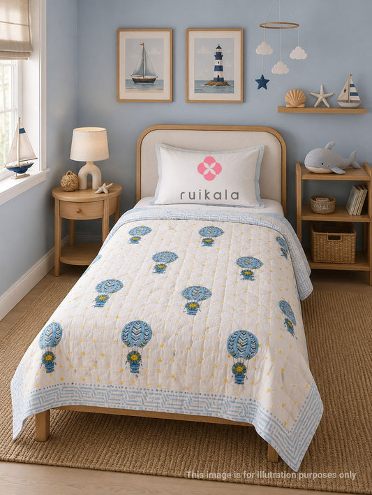 Hot Air Balloon Kids Quilt