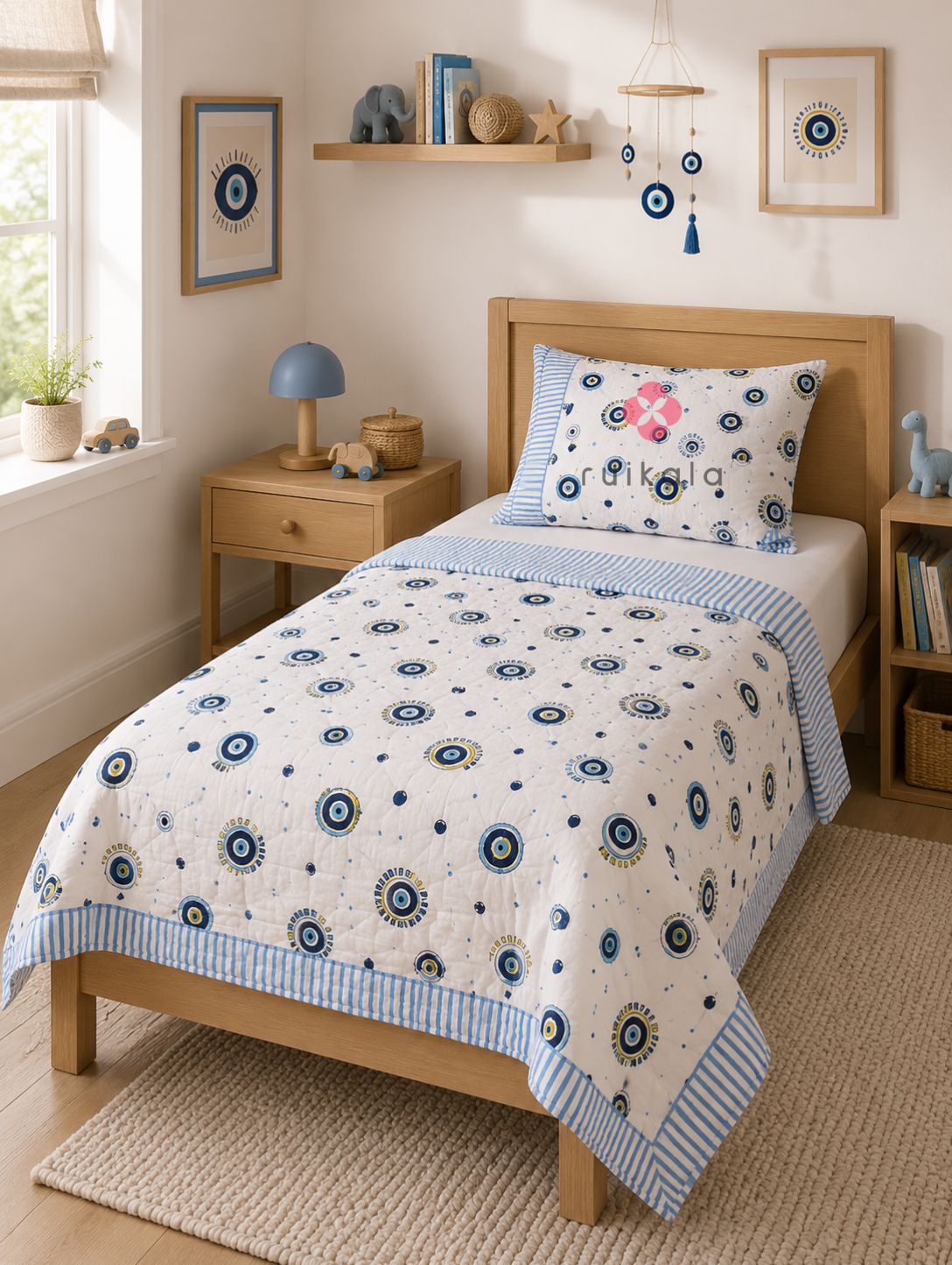 Evil Eye Kids Quilt