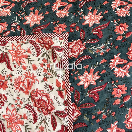 Teal Garden Dohar