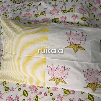 Lotus Blossom Bedsheet