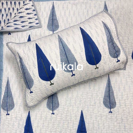 Santorini Cypress Quilted Bedcover