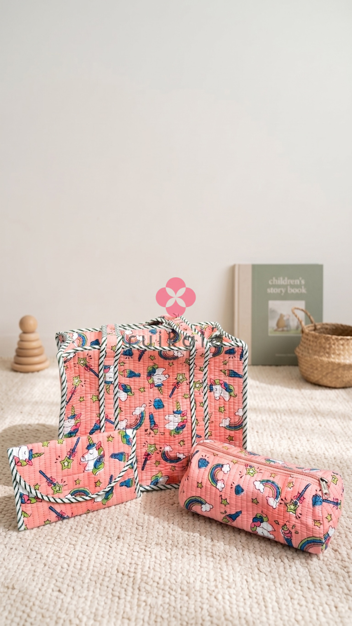 Unicorn Dreams Tote Set