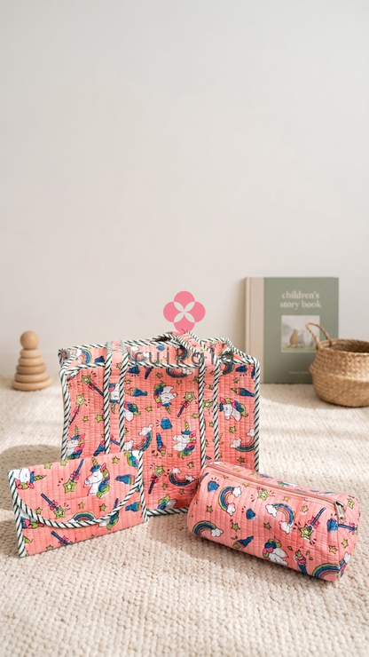 Unicorn Dreams Tote Set