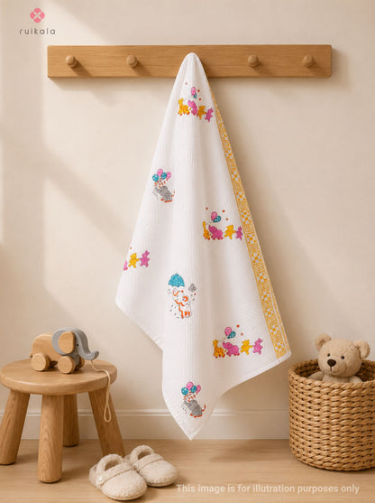 Jungle Party Kid's Bath Towel