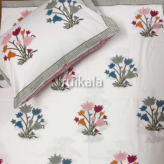 Blooming Carnival Bedsheet