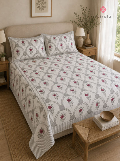 Rose Pavilion Bedsheet