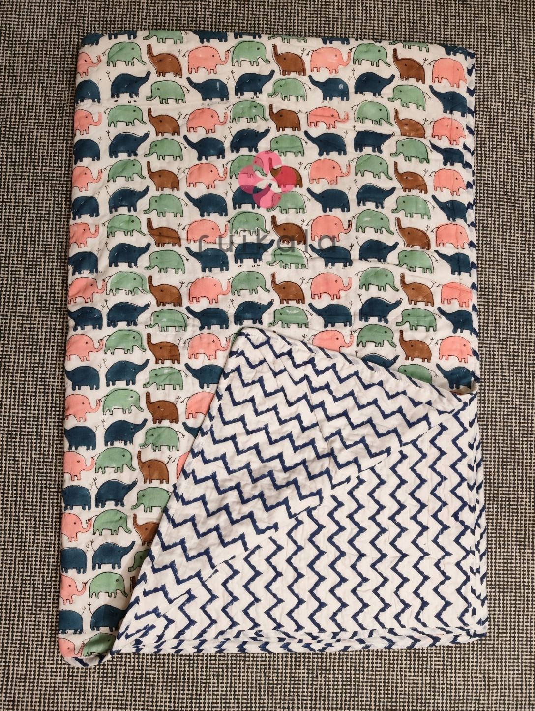 Baby Elephant Kids Quilt